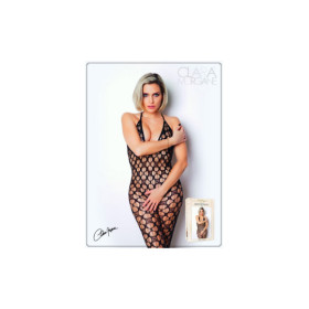 Bodystocking  en résille avec maille  large - Le Numéro 11 - Collection Bodystocking 
